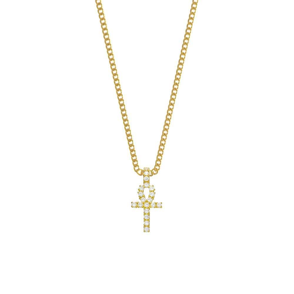 Mister - Gem Ankh Necklace - 3 FINISHES -