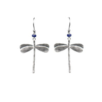 Thumbnail for Gena Myint - Dragonfly Lapis Lazuli Earrings -