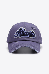 Thumbnail for ATLANTIC Graphic Distressed Baseball Cap - T - 7 COLORS -