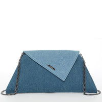 Thumbnail for Angelica Denim Clutch Two Tone -