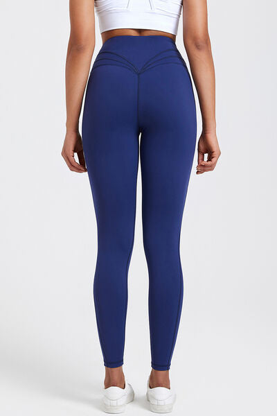 High Waist Active Leggings - T - 7 COLORS -