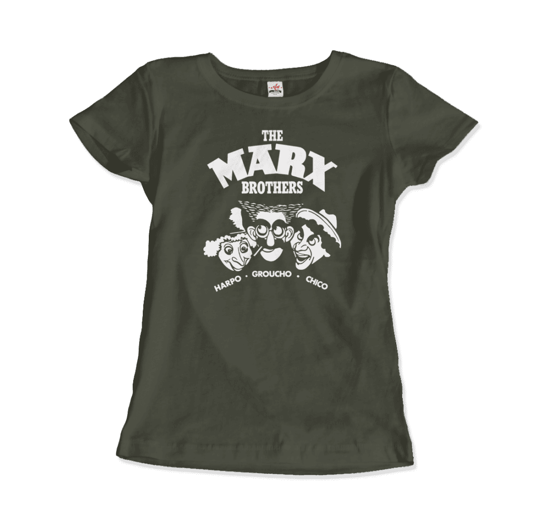 The Marx Brothers, Harpo, Groucho and Chico T-Shirt - 5 COLORS -