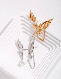 Thumbnail for Butterfly Pearl Earrings