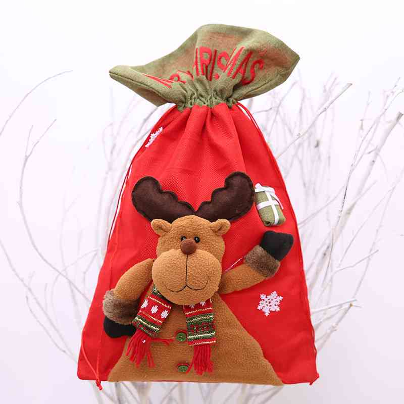 Drawstring Christmas Gift Bags - 22" - [5-10 DAY DELIVERY] - T - 3 TYPES/STYLES -