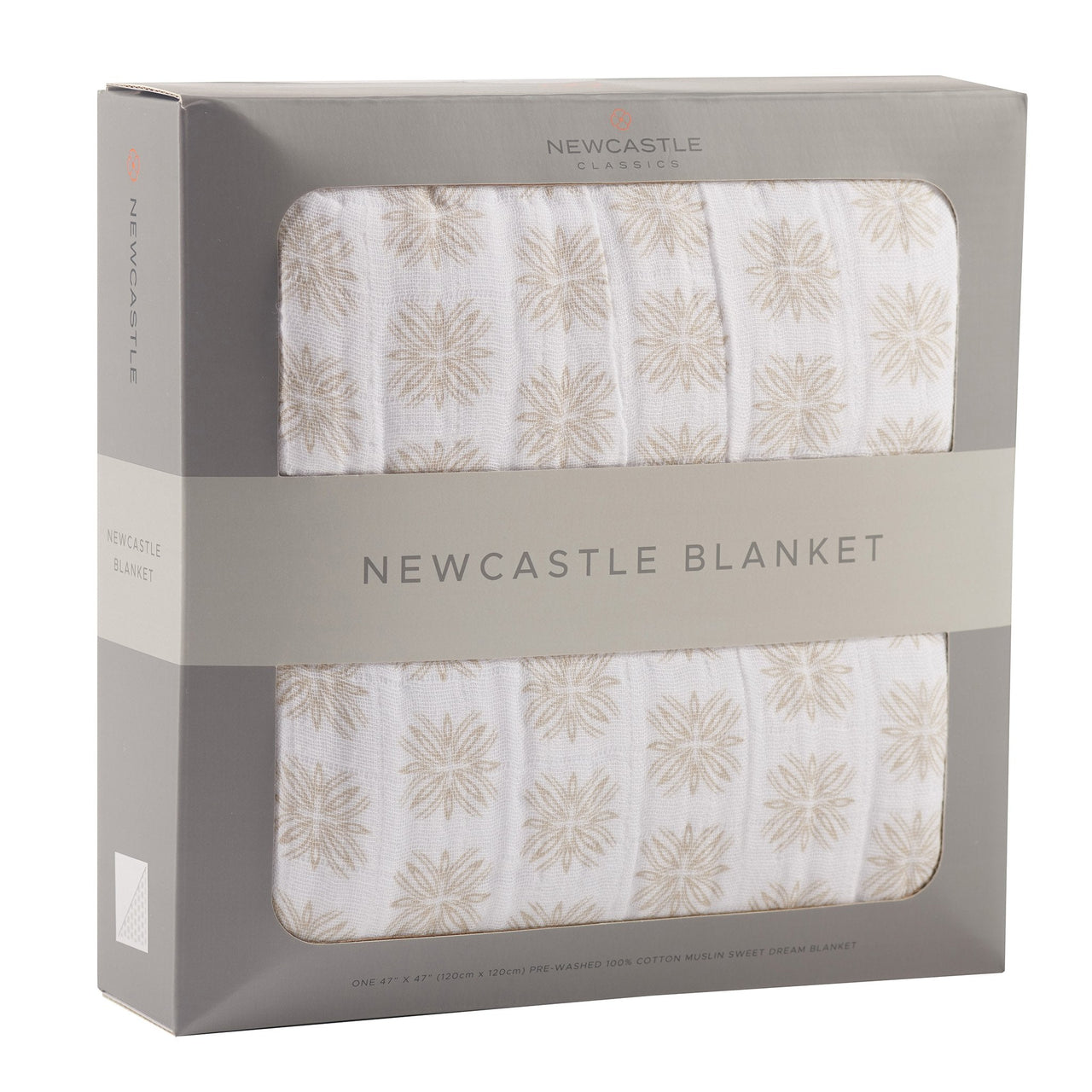 Flower Child Cotton Muslin Newcastle Blanket -