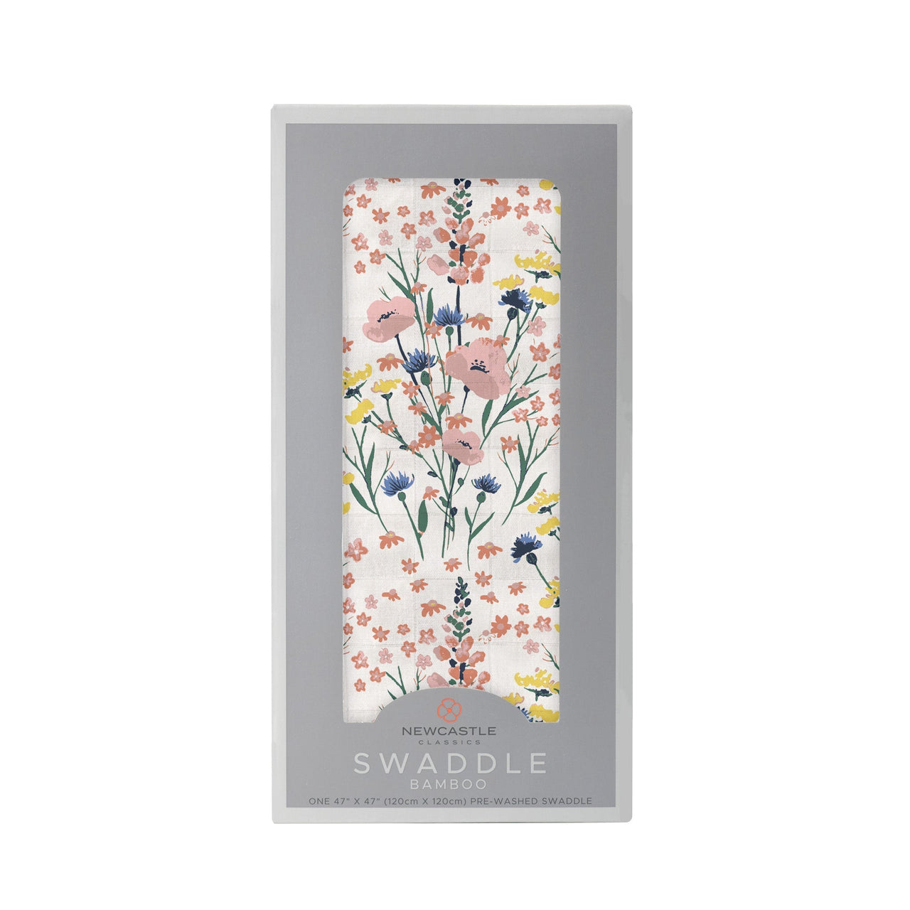 Newcastle - Wildflowers Bamboo Swaddle -