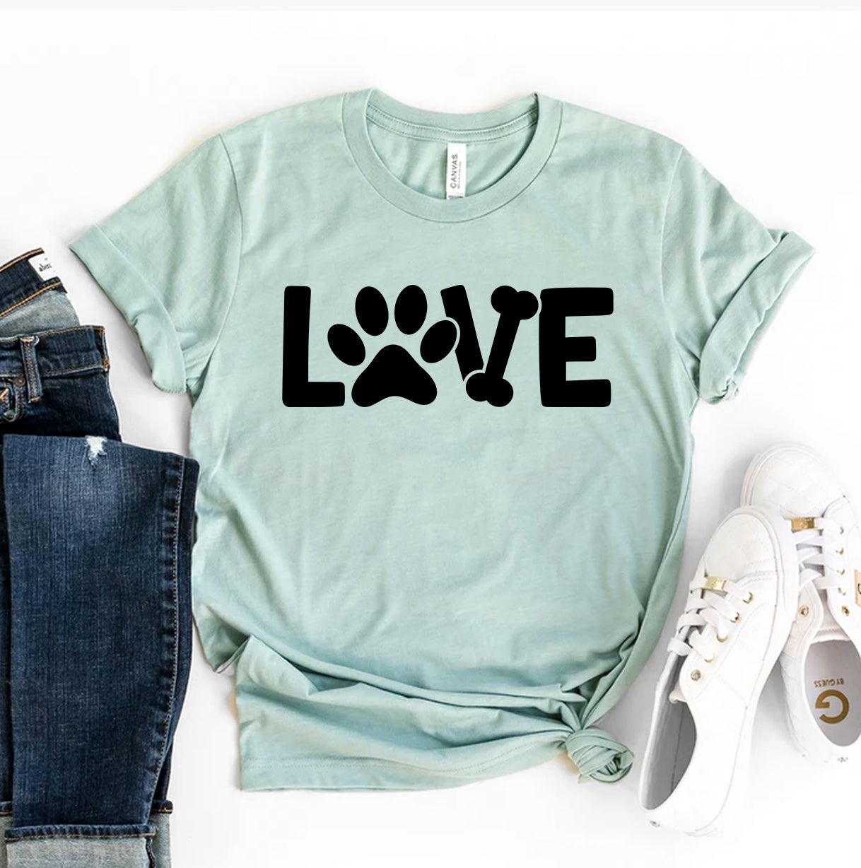 Love Dog T-Shirt - 12 COLORS -