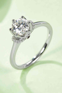 Thumbnail for 1 Carat Moissanite 925 Sterling Silver Ring