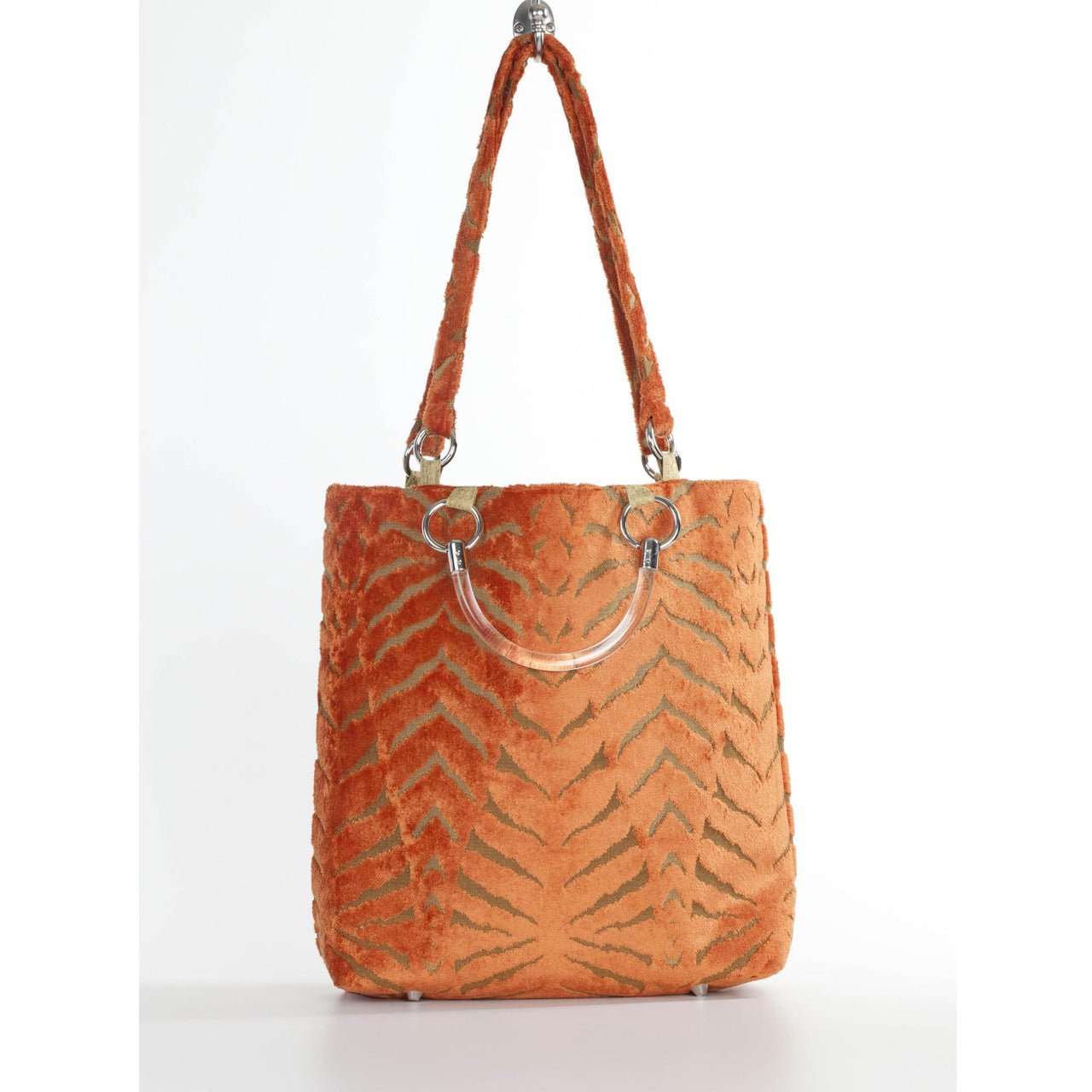 Magnetic Orange Large Tote