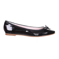 Thumbnail for Patent Sheep Leather Ballerina (Black)