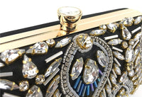 Thumbnail for Sharon Tatem - Clutch Handbag Luxury Diamond Rhinestone Clutch Bags - Exquisite Clutches Pearls Beaded Chain Handbags Wedding Purse - 3 (1) SIDE COLORS -