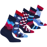 Thumbnail for Kids Traditional Mix Set Socks - 5 PACK -