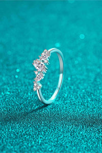 Thumbnail for Adored Moissanite Rhodium-Plated Ring