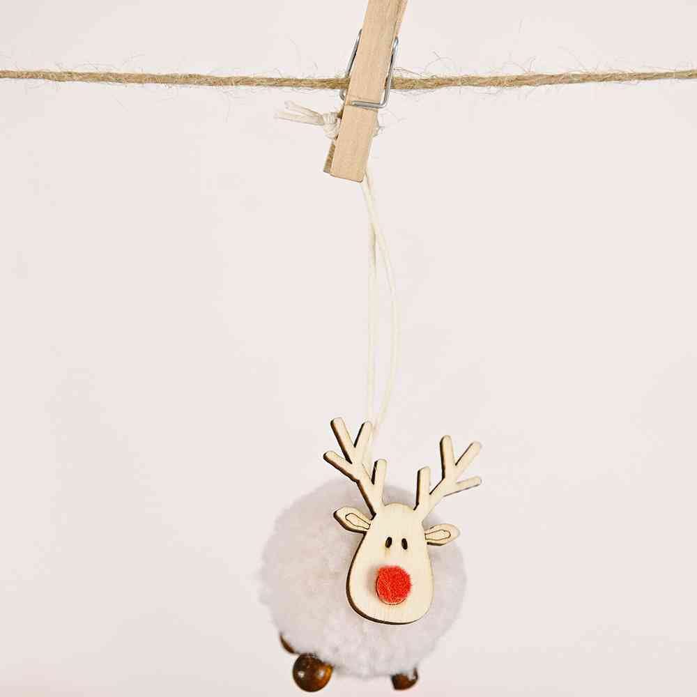 4-Piece Reindeer Hanging Ornaments - [5-10 DAY DELIVERY] - T - 4 PCS. -