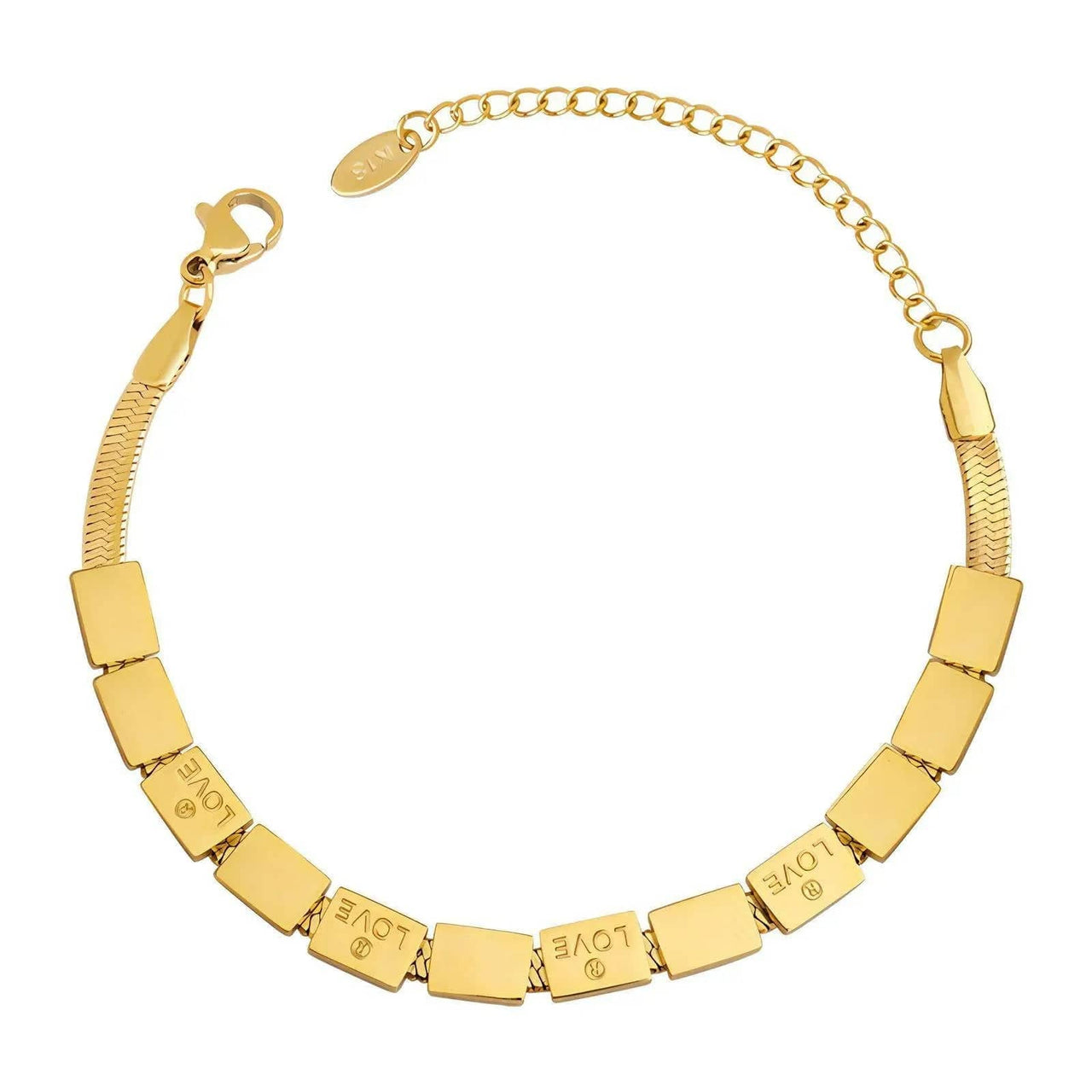 Akalia - Love 18K Gold Plated Bracelet -