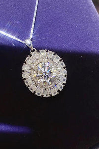 Thumbnail for 5 Carat Moissanite 925 Sterling Silver Necklace