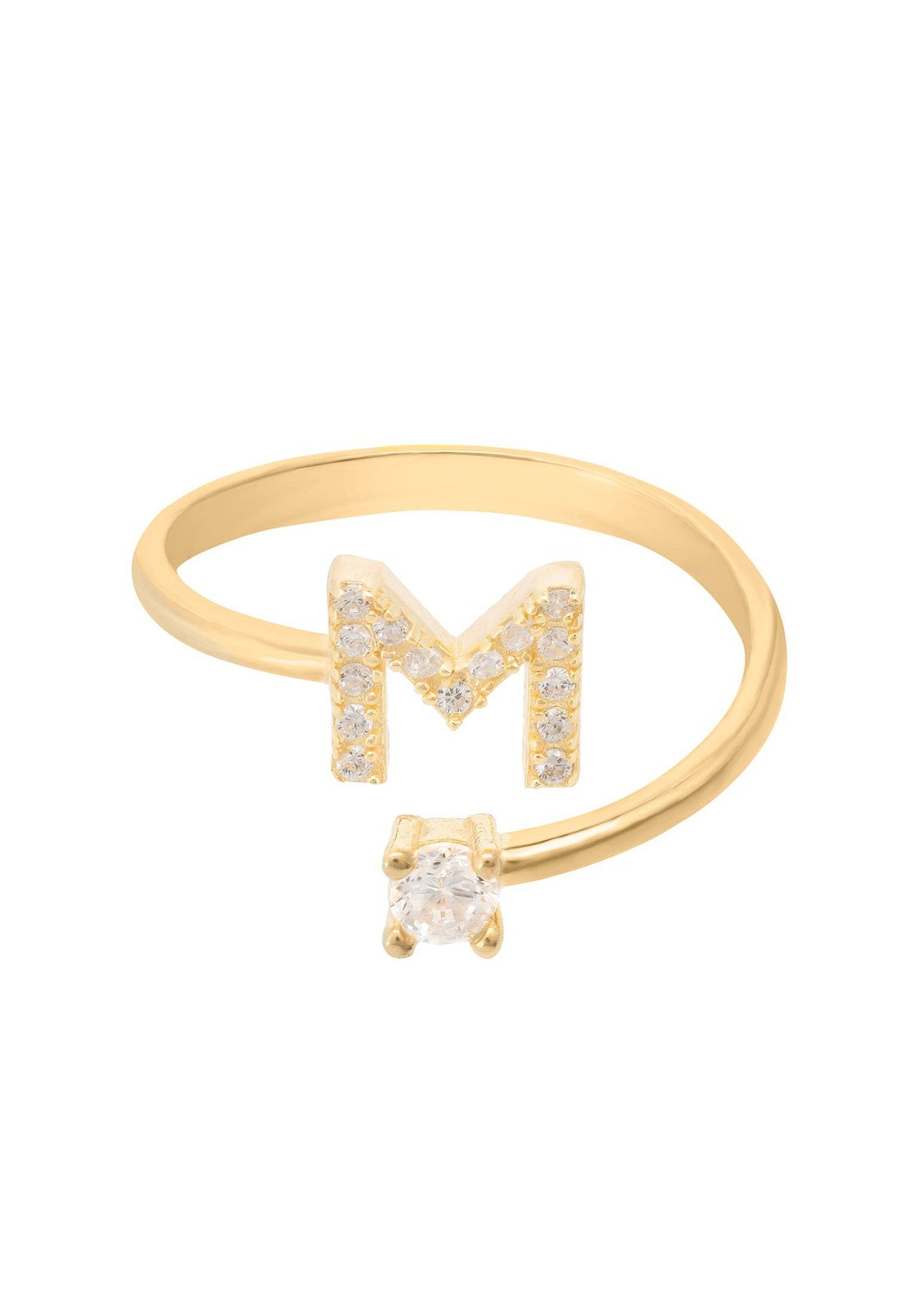 Initial Ring Gold M -