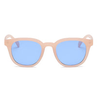 Thumbnail for Ivins | S1073 - Women Round Horn Rimmed Fashion Sunglasses - 4 COLORS -