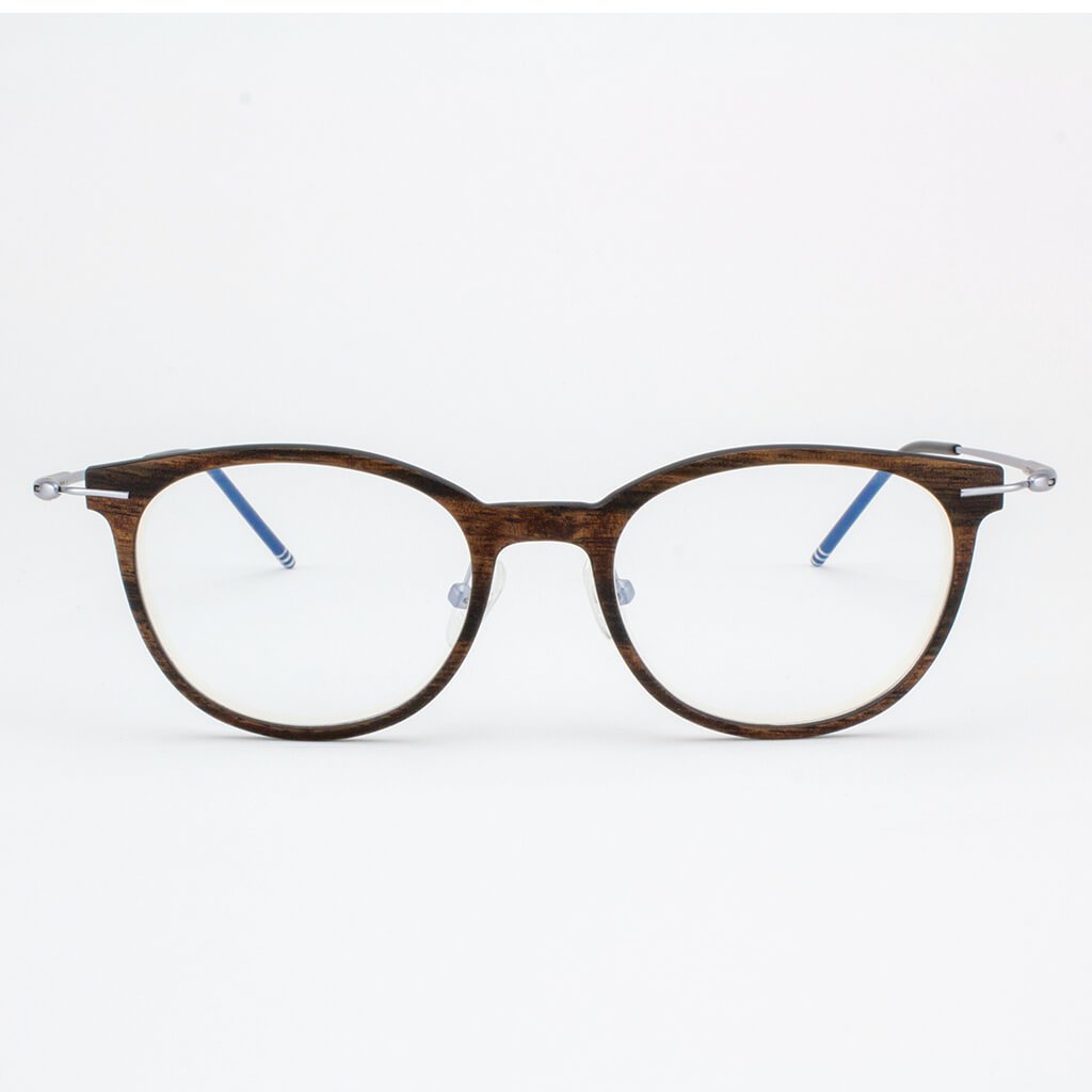 Tommy Owens - Pinellas - Featherlight Titanium & Wood Eyeglasses - 2 COLORS -