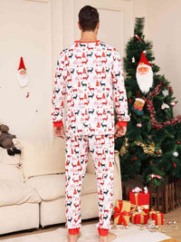 Thumbnail for MEN Full Size Reindeer Print Top and Pants Set - T -