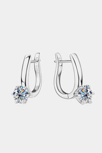 Thumbnail for 2 Carat Moissanite 925 Sterling Silver Earrings