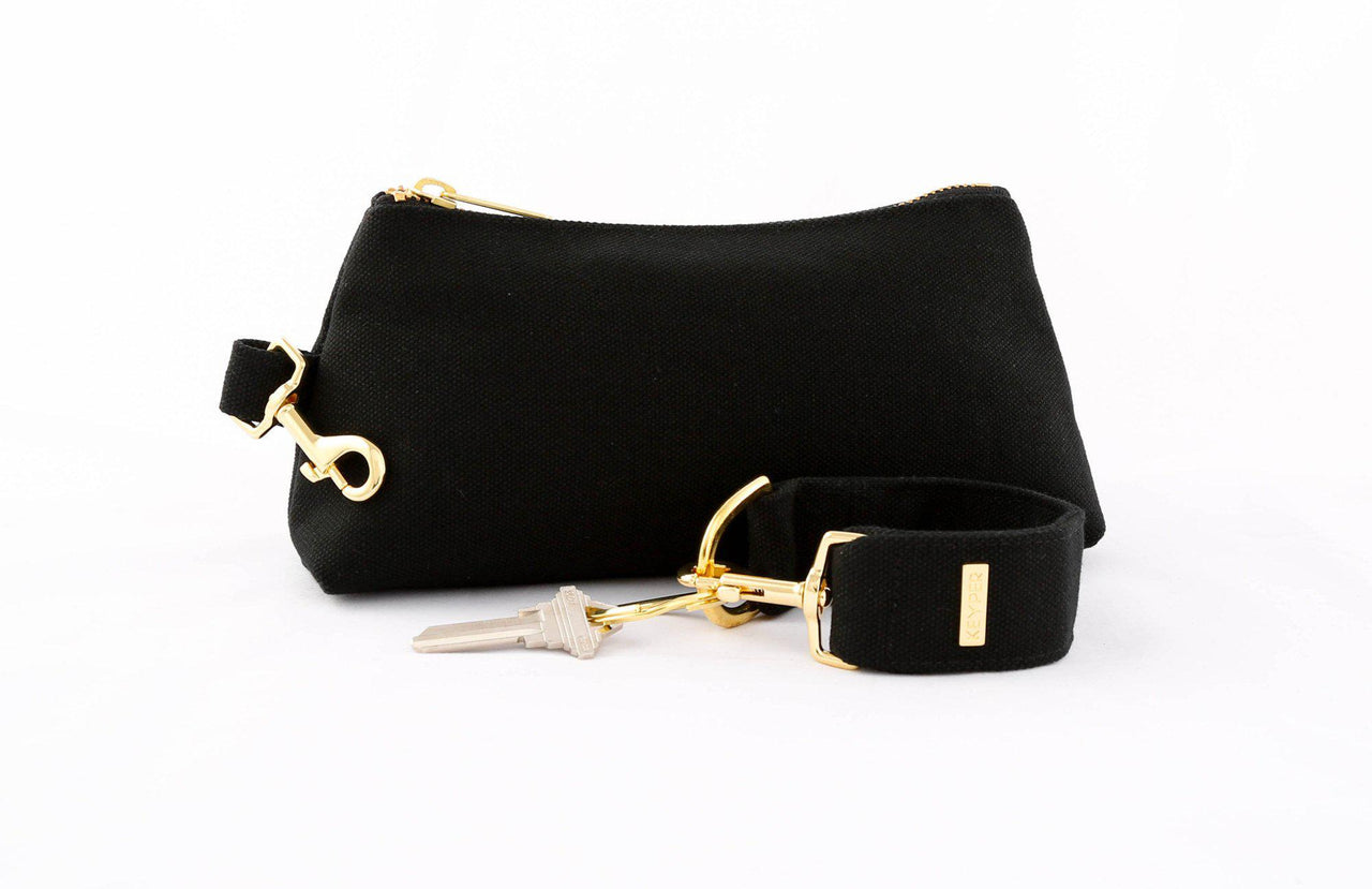 Keyper - Black CANVAS 2-Piece KEYPIT Set • Wristlet - 3 OPTIONS -