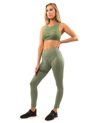 Thumbnail for Savoy - Huntington Leggings - Olive Green - 1 COLOR -