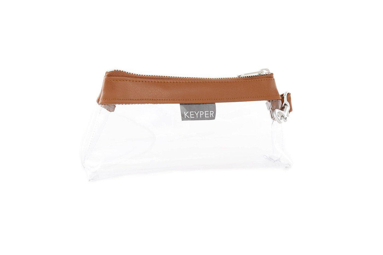 Keyper - Saddle Brown Vegan Leather 4 PC WRISTLET SET - 2 OPTIONS -