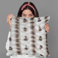 Thumbnail for Plutus Creamy Fluffy Bunni Animal Faux Fur Luxury Throw Pillow - 10 SIZES -