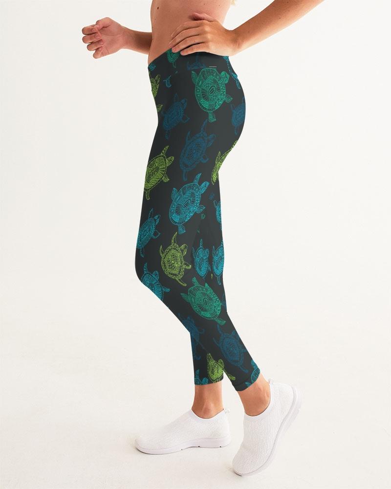 FYC - Women's Active Comfort Sea Turtle Sport Yoga Pant - 1 COLOR -