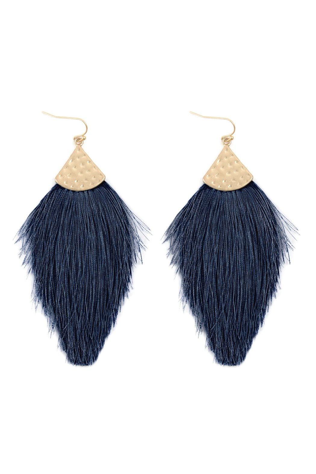 Thread Tassel Drop Earrings - 15 COLORS -