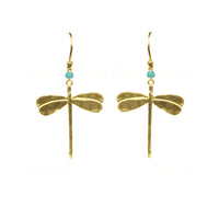 Thumbnail for Gena Myint - Dragonfly Amazonite Earrings -