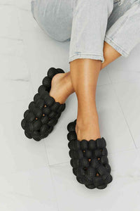 Thumbnail for NOOK JOI - Laid Back Bubble Slides in Black - T - 1 COLOR -