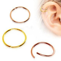 Thumbnail for Gold Annealed Seamless Ring - 2 COLORS