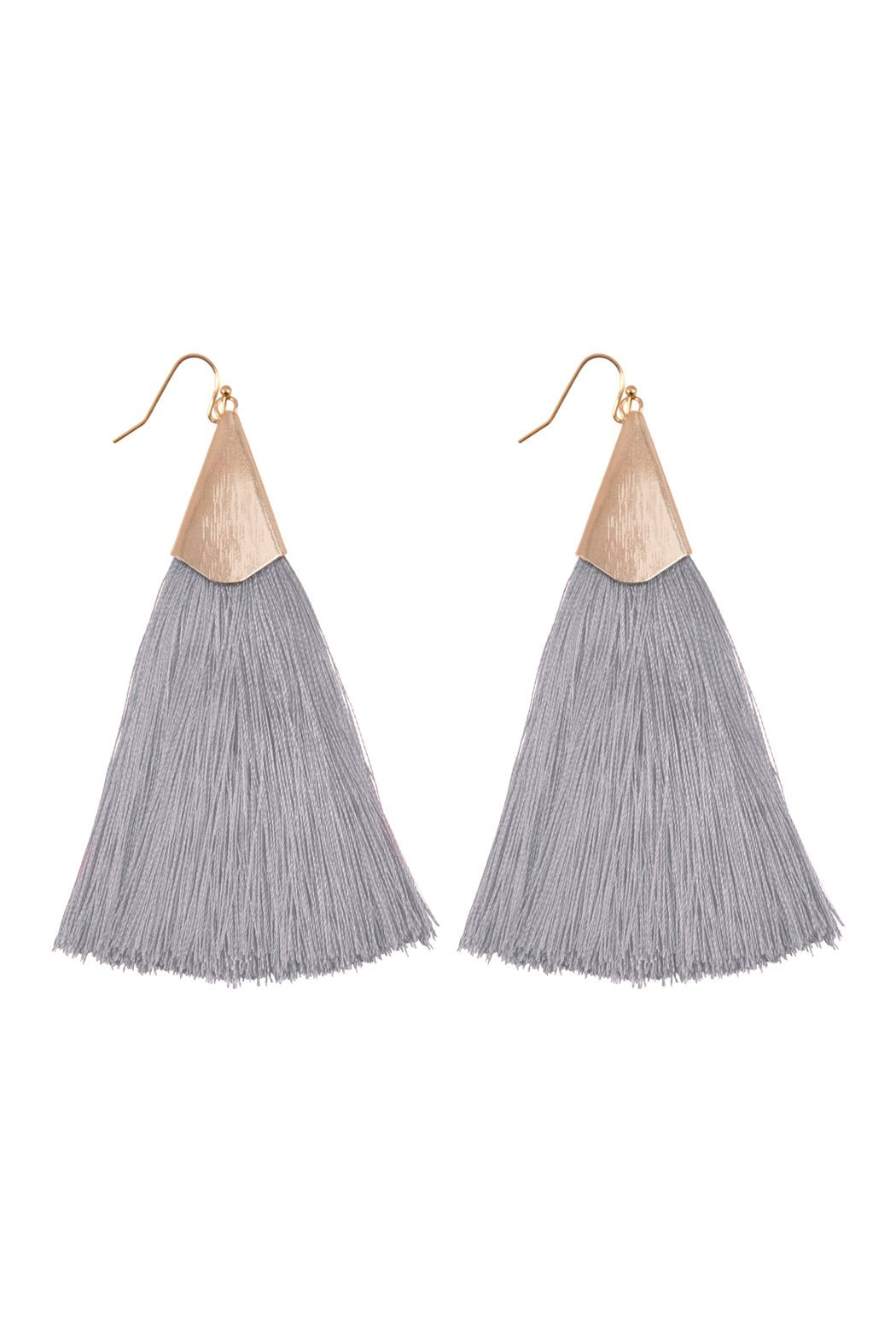 Large Tassel Earrings - 10 COLORS -