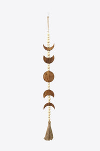 Thumbnail for Wooden Tassel Wall Hanging - W 2.75