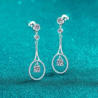 Thumbnail for 1 Carat Moissanite 925 Sterling Silver Drop Earrings