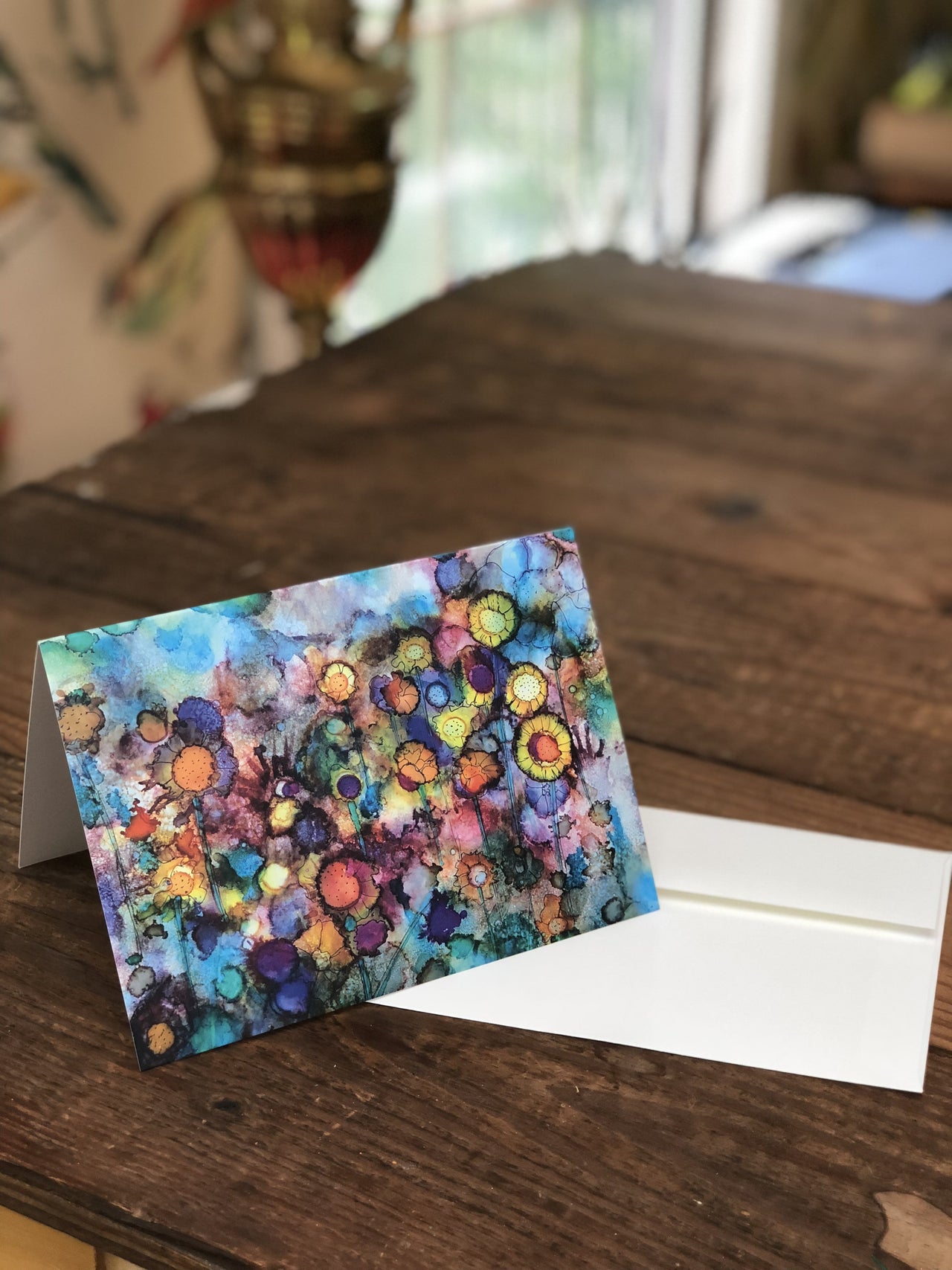 Field of Flowers: Greeting Card - 5"X7" - 1 OR SET(6) -