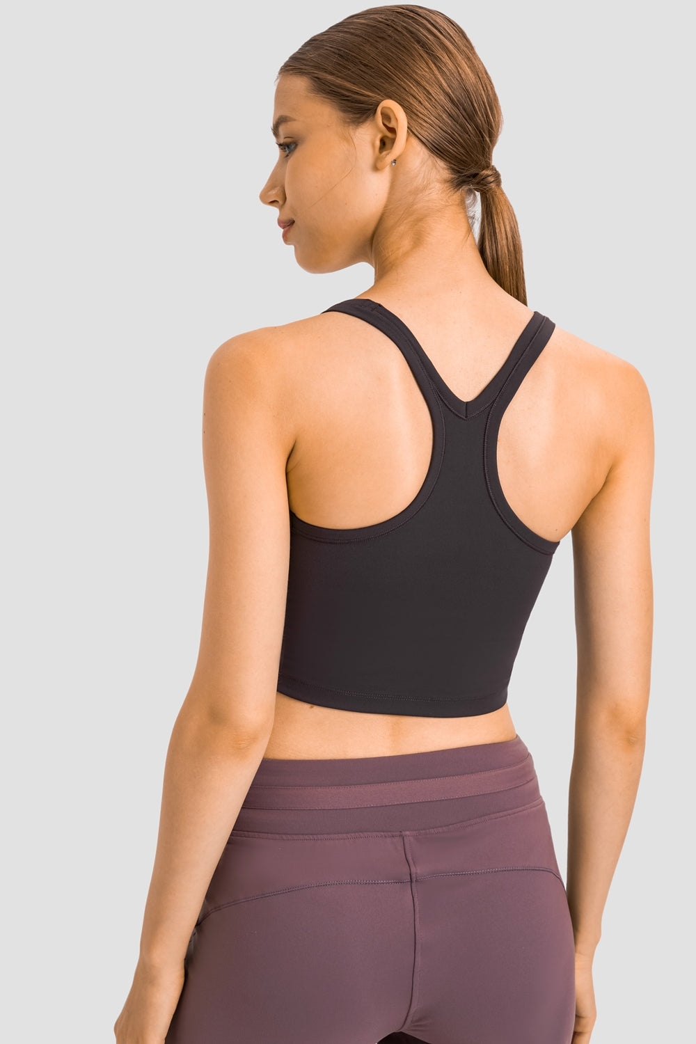 Racerback Sports Bra - T - 6 COLORS -