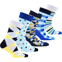 Thumbnail for Kids Trendy Mix Set Socks - 5 PACK -