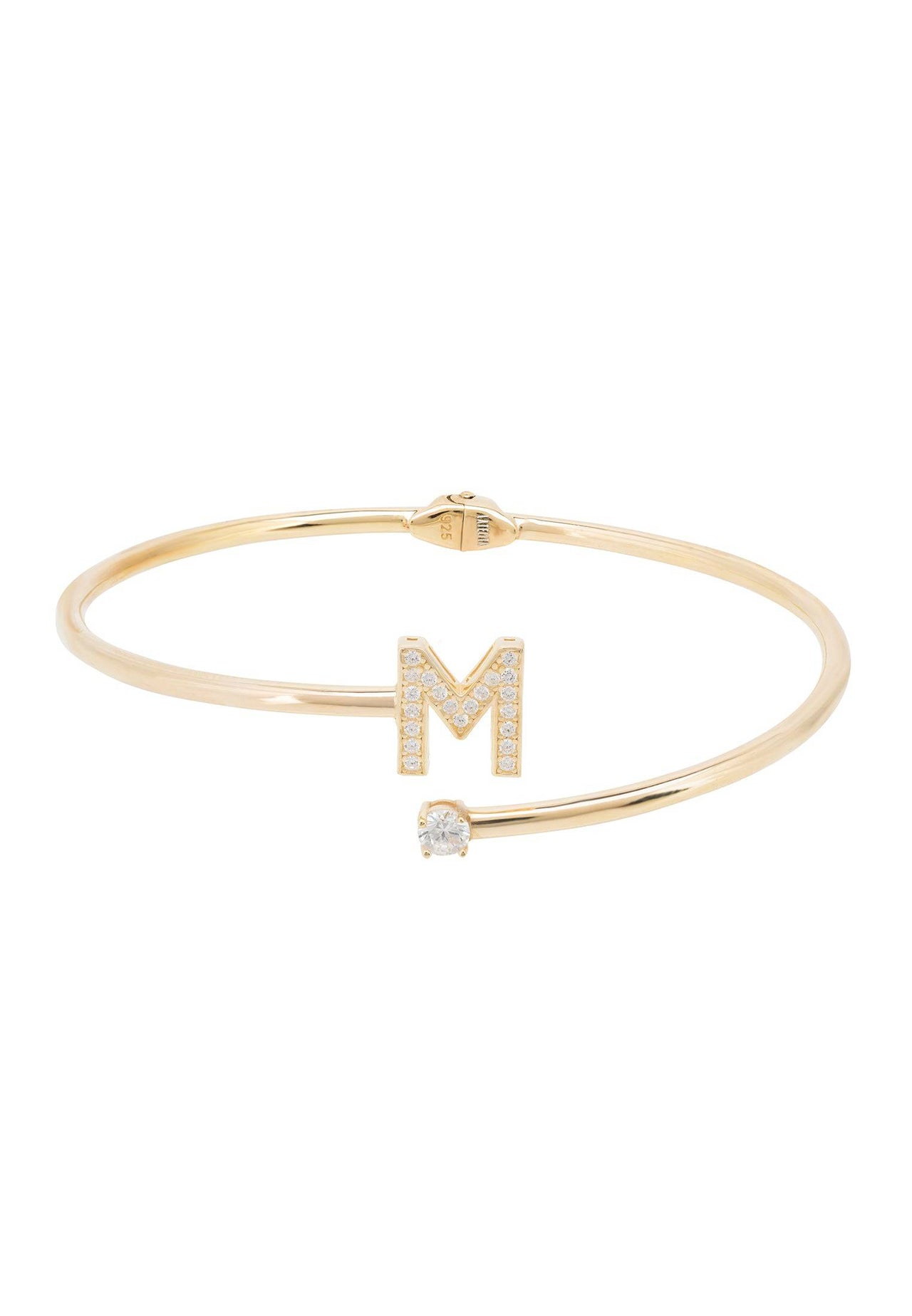 Initial Bangle Gold M -