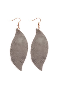 Thumbnail for Fringe Suede Leather Earrings - 13 COLORS -