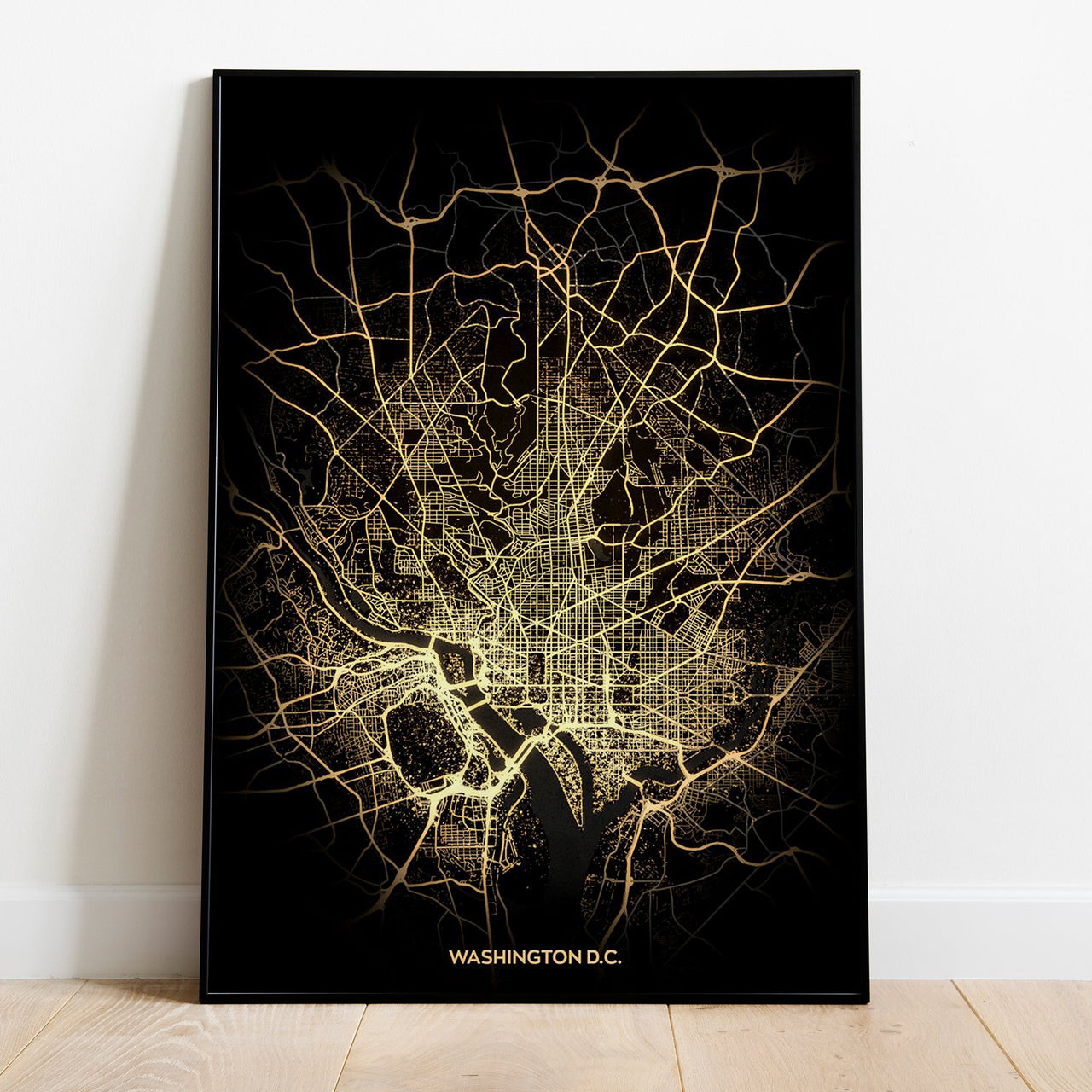 Washington DC Map - USA Printed - 4 SIZES -