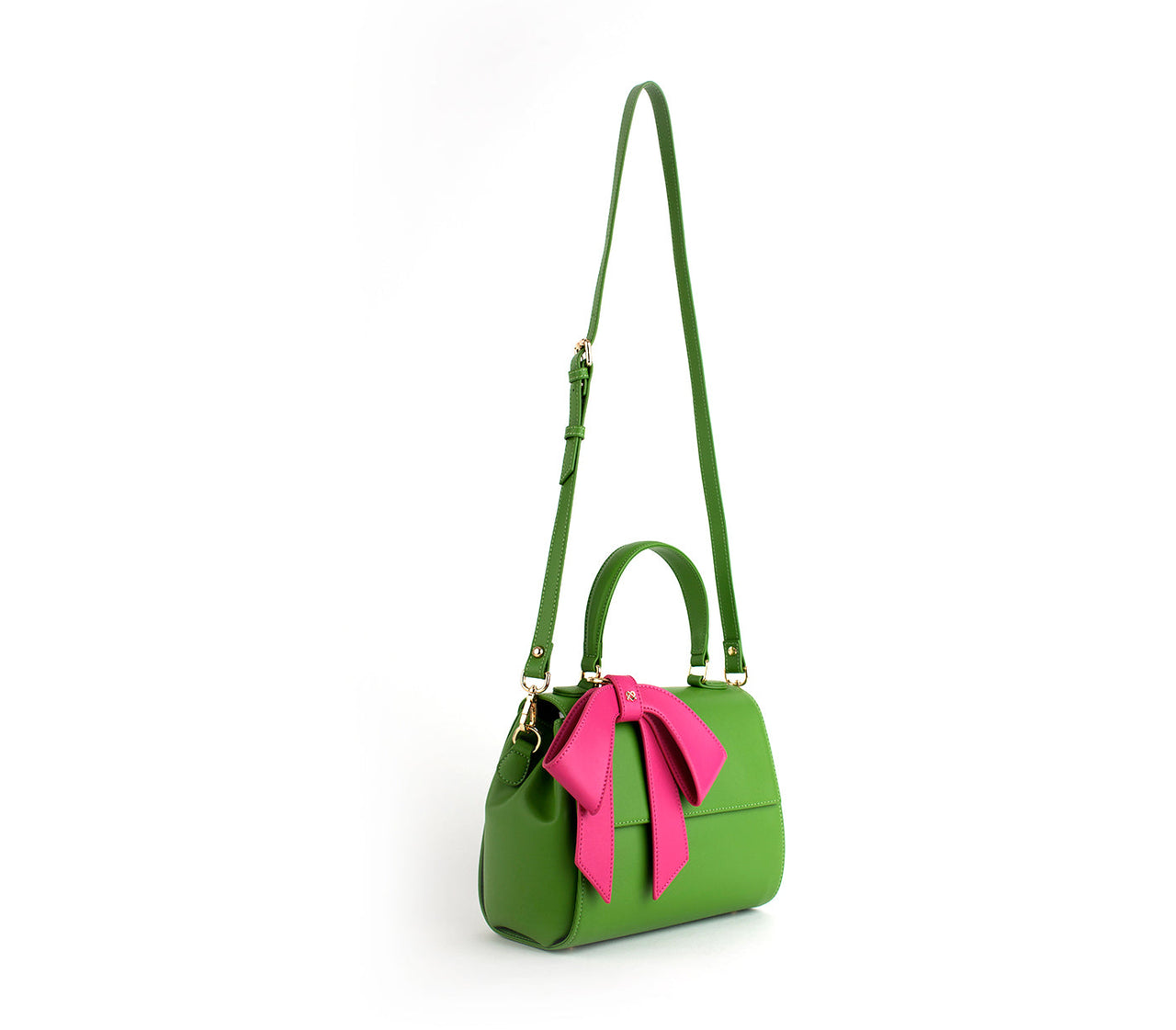 GUNAS NEW YORK - Cottontail - Neon Green Vegan Leather Bag - 1 COLOR -