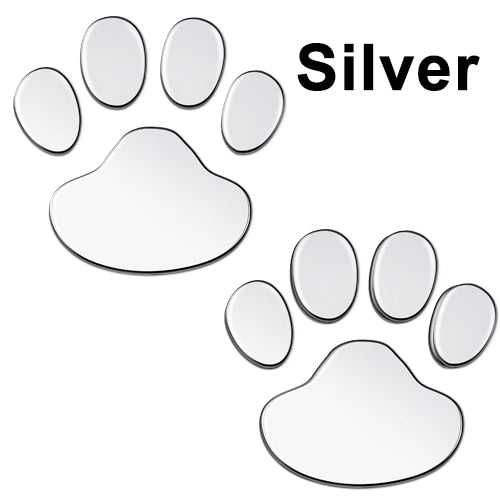 1 pair/Set 3D Stickers Paw - Bear Foot Prints Footprint Decal Car Stickers - [29 DAY DELIVERY] - 4 COLORS -