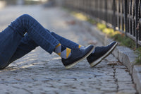 Thumbnail for Men's Yellow Stone Argyle Socks - 1 COLOR -