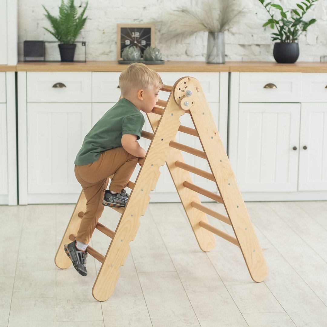 Montessori Triangle Ladder - Handmade Climber for Kids 1-7 y.o.