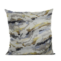 Thumbnail for Plutus Velvet Crest Black, Gray, Citrine Handmade Luxury Pillow - 10 SIZES -