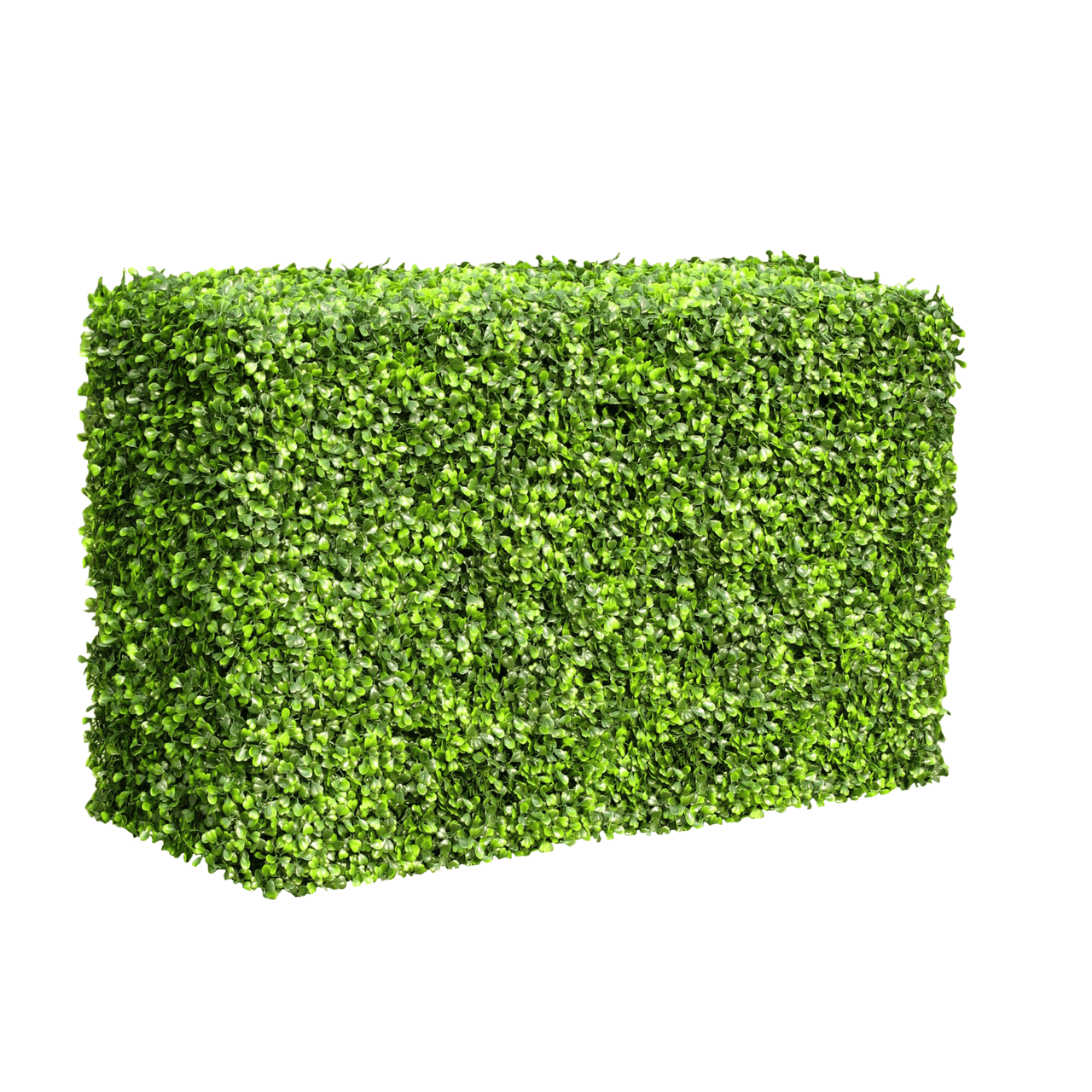 Light Artificial Boxwood Hedge 40"L X 20"H UV Resistant - INSTANT HEDGE! -