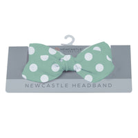 Thumbnail for Newcastle - Jade Polka Dot Newcastle Headband -